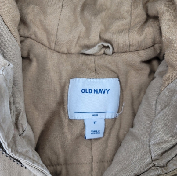 Old Navy Brown CoatSize 3T - Picture 3 of 4